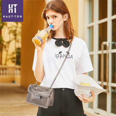 

New bag female fashion transparent mother bag Korean version of the wild shoulder bag simple Messenger bag