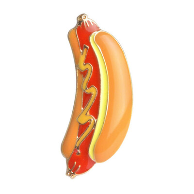 

Gift Simple Brooch Badge Special Kids Hamburger Cartoon
