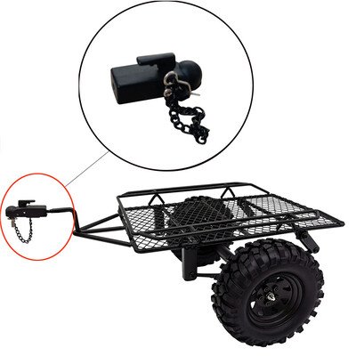 

Gobestart Metal Hitch Trailer Hook for SCX10 90046 Traxxas TRX4 110 RC Crawler Car