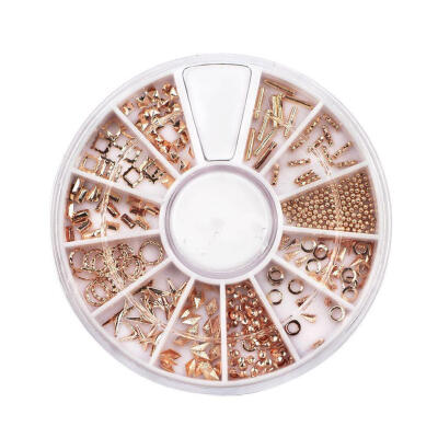 

Nail Art Metal Nails Wheel Manicure Stickers Decoration Jewelry Ornaments