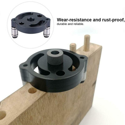 

Straight Hole Wood Drill Locator Guide Puncher Self-Centering Doweling Jig Tool