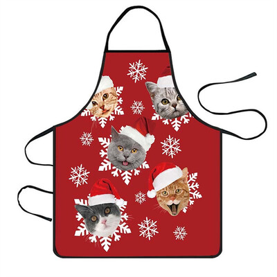 

Tailored Christmas Decoration Waterproof Apron Kitchen Aprons Dinner Party Apron