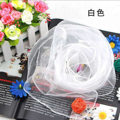 

Vintage Fancy Wrap Hair Head Neck Tie Super Light Chiffon Neck Scarf