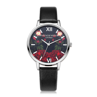 

Fashion Women Watches Retro Vinyl Records Design Leather Watch Analog Alloy Quartz Women Lady clock Casual Dress reloj mujer 233