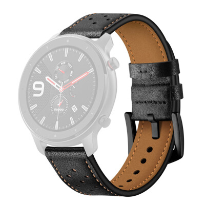 

〖Follure〗Leather Replacement Watch Band Wristband Strap for AMAZFIT GTR Smart Watch 42MM