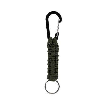 

Woven Paracord Keychain with Carabiner Braided Lanyard Utility Survival Lanyard King RingHook for Keys Flashlight for Outdoor Camp