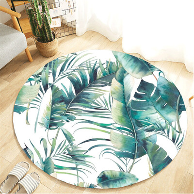 

〖Follure〗Botany Elements Blanket Round Bathroom carpet 60cm