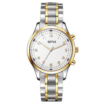 

SMA Star Sign Mens Smart Quartz Watch with Metal Band Bluetooth 40 LED for iPhone 5 6 6S 6 Plus 6S Plus Samsung S6 S6 edge HTC A