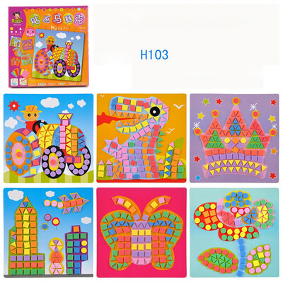 

Gotoamei Fun Mosaic Kids Art & Craft Kit Childrens Play Activity Decoration Sticker Set