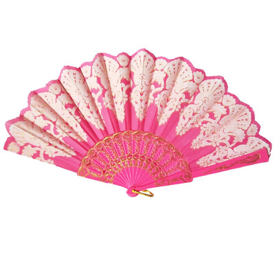 

〖Follure〗Folding Fans Handheld Fan Spanish Folding Retro Pattern Hand Fan For Women