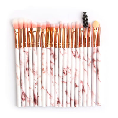 

20pcs Eye Makeup Brushes Kit Smudge Foundation Blush Brush Lip Eyeshadow Eyelash Eyebrow Brush Set Cosmetic New Hot