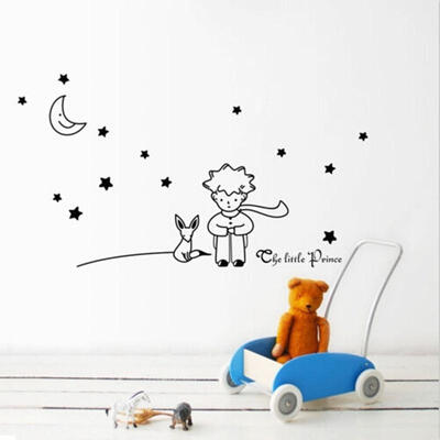 

Stars Moon The Little Prince Wall Art Vinyl Sticker DIY Home decor Mural Decals