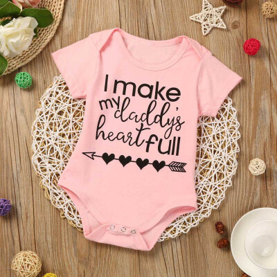 

Infant Kids Baby Girls Boys Letters Printing Leopard Romper Jumpsuit 70