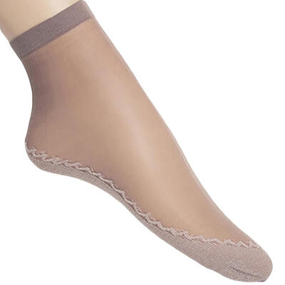 

Sexy Women Summer Ultra-thin Sheer Solid Color Elastic Anti-slip Ankle Socks