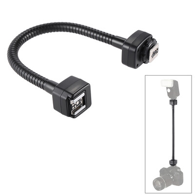 

Flexible E-TTL Flash Arm Hot Shoe Cord Bracket Off-Camera Flash Work at Different Angle for Canon EOS Camera for Canon 600EX 580EX