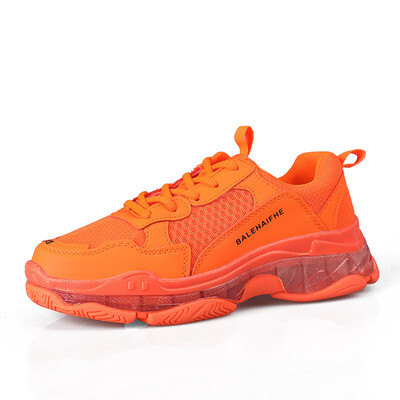 

Men&women couples platform sneakers jelly bottom sneakers