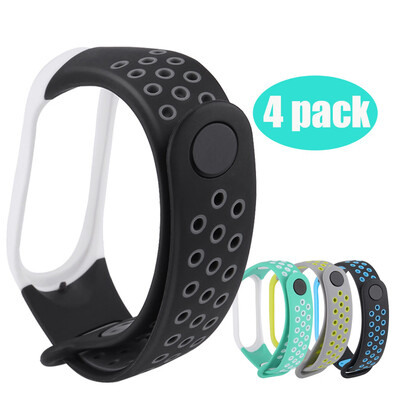 

〖Follure〗Replacement Ventilate Sport Soft Wristband Wrist Strap For Xiaomi Mi Band 4