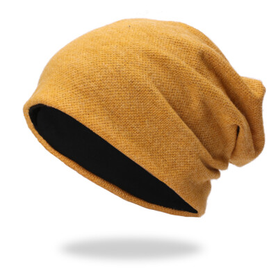 

Unisex 100 Cotton Knit Knitted Hat Skullcap Cap Beanie Winter Warm Comfortable