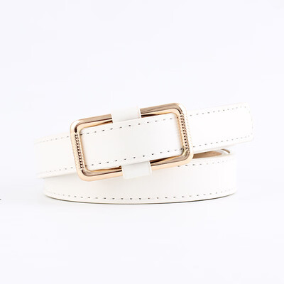 

confectionery trim wide belt flat needleless smooth buckle womens belt Jeans Skinny Leather Strap High Quality Cinturon Mujer