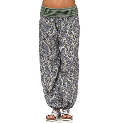 

Tailored Women Ladies Printed Loose Leg Pants Womens Casual Pants Harem Pants