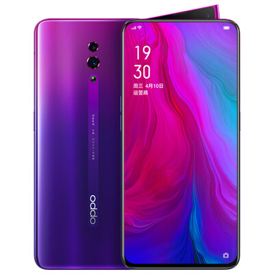 

OPPO Reno 48 million ultra clear pixel NFC ultra clear night scene 6GB128GB Nebula purple full Netcom dual card dual standby mobile phone full screen camera smart game mobile phone