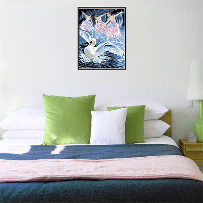 

Gobestart 5D Embroidery Paintings Rhinestone Pasted DIY Diamond Painting Cross Stitch