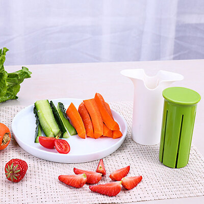 

Greensen Cucumber Carrot Slicer Vegetable Strawberry Slicer Splitter Cutter Cucumber CutterCarrot Slicer