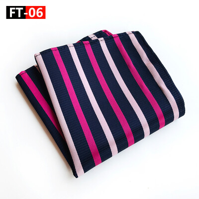 

Mens handkerchief square 2019 polyester material fashion striped wild suit pocket towel dress square