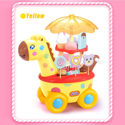

Tailored Kids Giraffe Simulation Mini Candy Sweet Ice Cream Trolley Shop Pretend Play Set