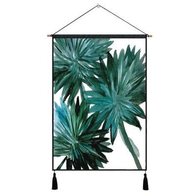 

Toponeto Unframed Banana Leaf Oil Painting Print Picture Home Wall Room Wall Hanging