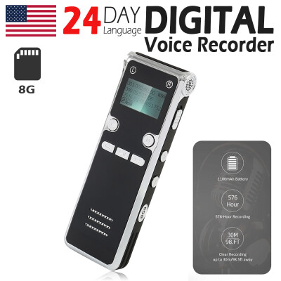 

Digital Voice Recorder Dictaphone Audio Sound Recorder Mini Small MP3 Lecture