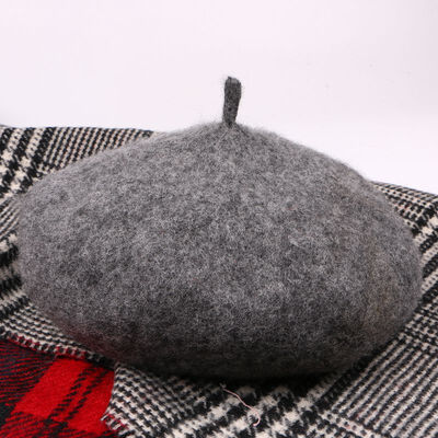 

New beret women autumn&winter Korean version of the Japanese soft sister British painter hat woman sweet cute bud hat set
