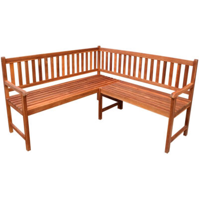 

Garden Corner Bench 59 Solid Acacia Wood