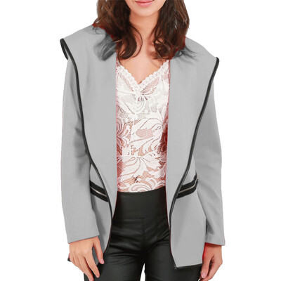 

Toponeto Womens Ladies Open Front Long Sleeve Baggy Coat Hooded Cape Cardigan Top