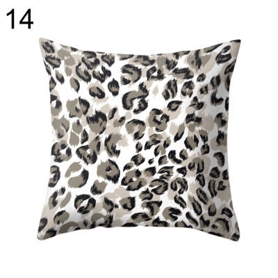 

Leopard Print Pillow Case Cushion Cover Sofa Bedroom Car Cafe Office Decoration