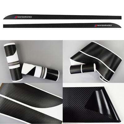 

2X Carbon Fiber Vinyl Decals Car Sticker For BMW F30 F31 F32 F33 F15 F16 Black