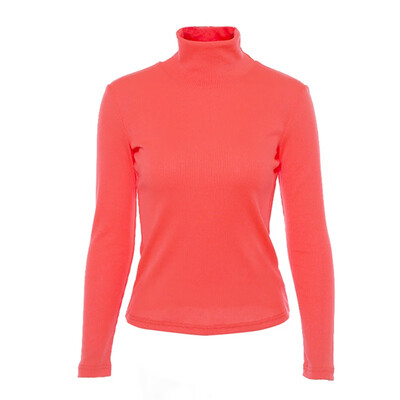 

Women Fashion Rib Knitted Sweater Turtleneck Long Sleeve Sweaters Pullovers Autumn&Winter Casual Solid Warm Slim Sweater