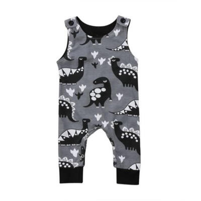

Newborn Baby Kids Cute Lovely Casual Cotton Soft Cartoon Printed Bodysuit Playsuit Clothes