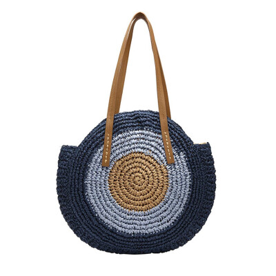 

Tailored New Straw Woven Temperament Woman bag Casual Style Shoulder Bag Shopping Bag