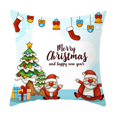 

Siaonvr Christmas Pillow Cover Decor Pillow Case Sofa Waist Throw Cushion Cover