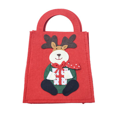 

〖Follure〗Christmas Candy candy bag apple bag Felt Cloth Xmas Party Home Decoration