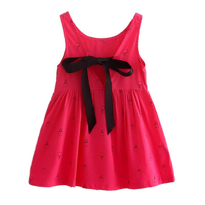 

Summer Baby Girl Cute Dress Little Kids Print Sleeveless Princess Dresses-arrival Fashion Clothing