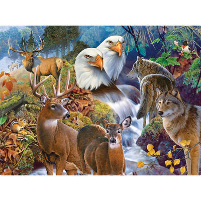 

5D DIY Full Drill Diamond Painting Forest Animals Cross Stitch Embroidery
