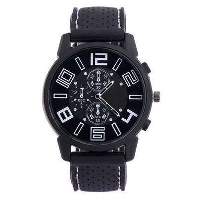 

Casual Mens Wrist Watch Fashion Analog Watch With Leather Band