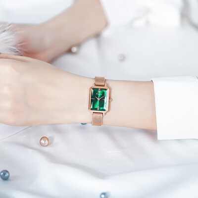 

Light&extravagant small watch woman ins square simple temperament lady watch famous brand authentic fashion 2019 new model