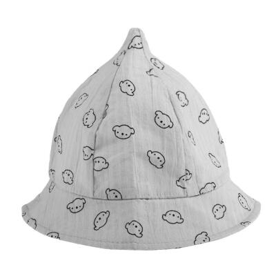 

Spring Baby Kid Floral Basin Sun Cap Cotton Elf Style Photography Props Hat