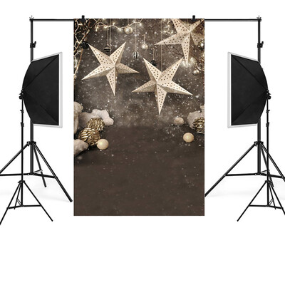 

〖Follure〗Christmas Backdrops Snow Vinyl 3x5FT Background Photography Studio