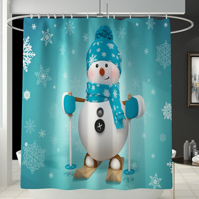 

Tailored Non Slip Toilet Polyester Cover Mat Set Bathroom Shower Curtain