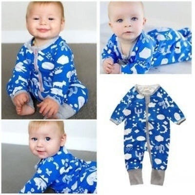 

Newborn Infant Baby Boys Romper Bodysuit One-piece Playsuit Clothes Outfits 0-2T