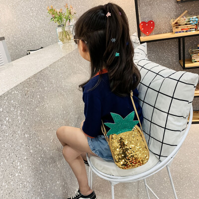 

Tailored Childrens Cute Sequin Fruit Bag Shoulder Messenger Bag Coin Purse For Child